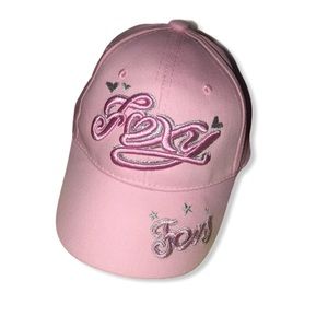 Retro Foxy Juniors PInk Hat Cap Deadstock Streetwear Outdoors Summer NWOT NEW